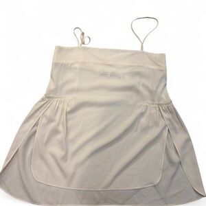 Helmut Lang Cream Mini Skirt